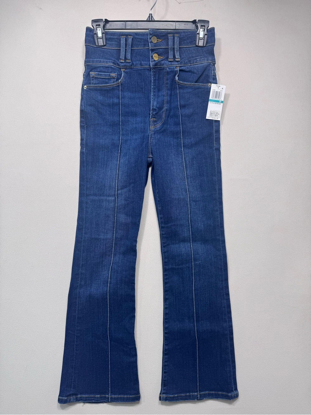 Frame Denim Women's Indigo High-Rise Flare Jeans